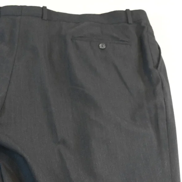 Pronto Uomo 54L 46x30 Charcoal Gray 100% Wool Mens Jacket Pants Suit
